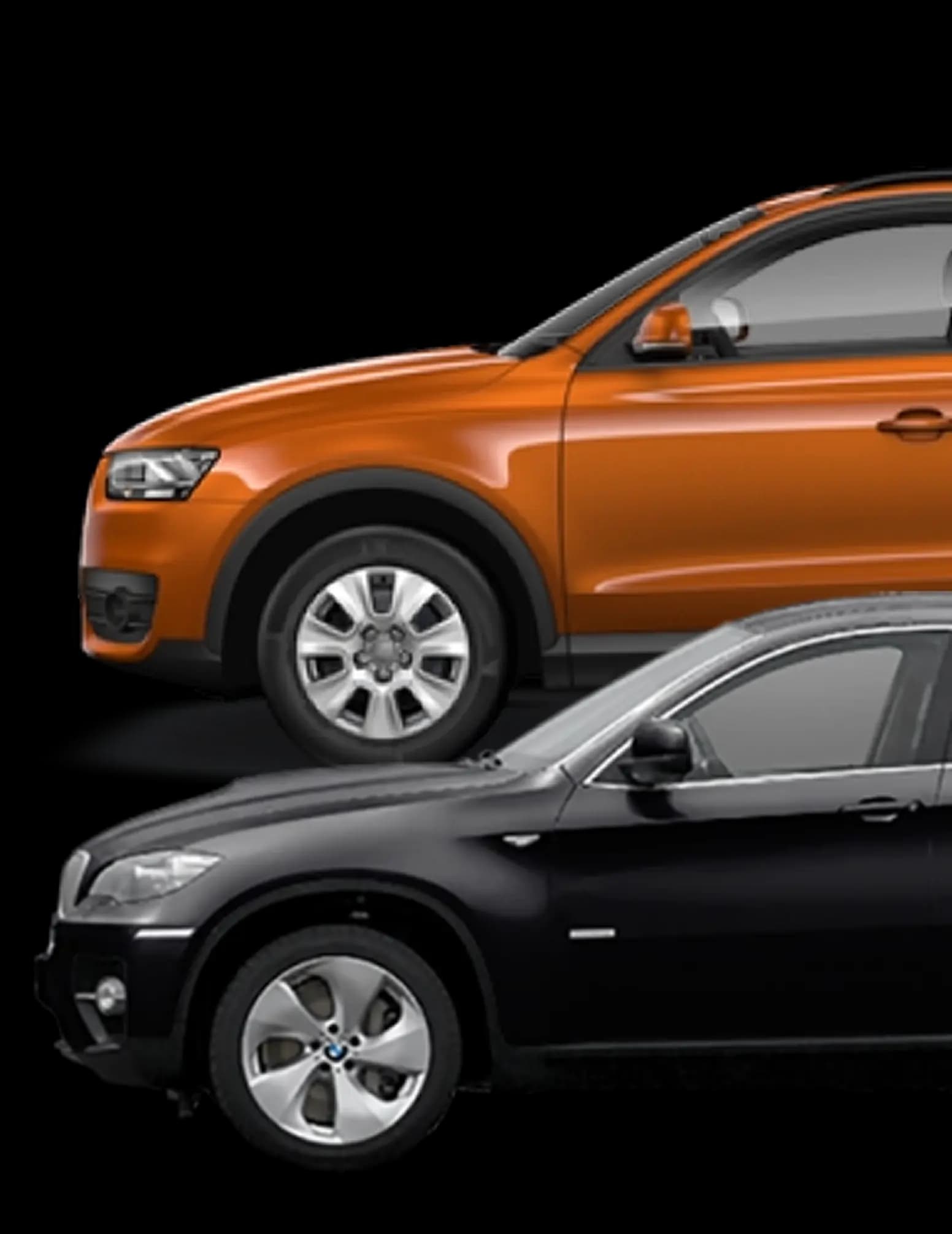 Illustration showing several imported cars being verified